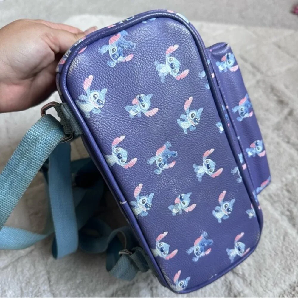FLAWED Disney x Loungefly | Purple Lilo & Stitch Poses Mini Backpack | One Size